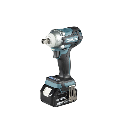 Llave de Impacto BL de 1/2", 18 V 5.0 Ah LXT, Máximo Apriete 330 Nm. Incluye 2 Baterías de 5.0 Ah, Cargador Rápido 18 V LTX y Maletín Makpac.