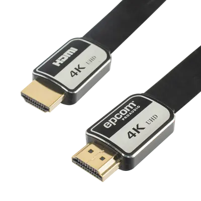 Cable HDMI de 10m | Alta Definición | Version 2.0 | Alta velocidad 18Gbps | 4K@60Hz | Conectores Chapados en Oro | Tipo Plano