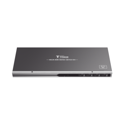 MATRICIAL 4 x 4 / 4 Entradas y 4 Salidas en HDMI / 4K × 2K @ 60Hz / 18Gbps / HDMI 2.0 / HDCP 2.2 / 3D / Conmutación por Botón, RS232 o Control Remoto / IDEAL PARA CENTROS DE MONITOREO, COMPARACION Y ANALISIS.