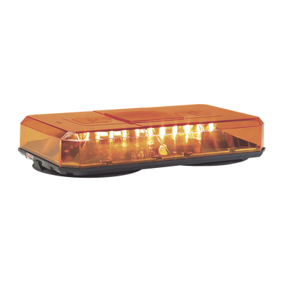 Mini barra de luces Highlighter LED, color Ámbar, Montaje de Succión e Imán, Ideal para Seguridad Privada
