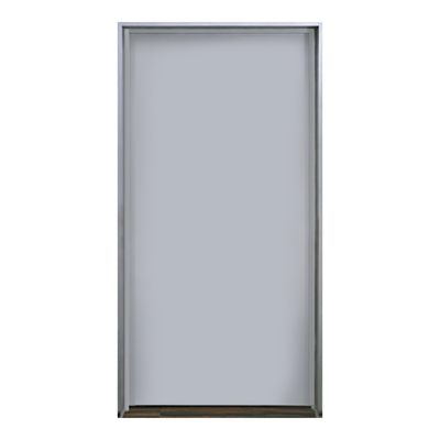 Puerta metálica galvanizada 4' 0" x 7' 0" /Resistente al fuego por 180 min /Preparación para cerradura cilíndrica y refuerzo para cierrapuertas