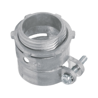 Conector recto para tubo flexible de 2 1/2" (63 mm).