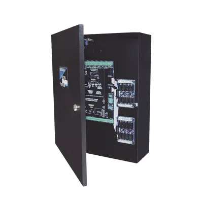 Controlador de Acceso con Gabinete / 4 Lectoras / Doble Procesador / +50 Formatos de Tarjetas Compatibles / 45,000 Tarjetas