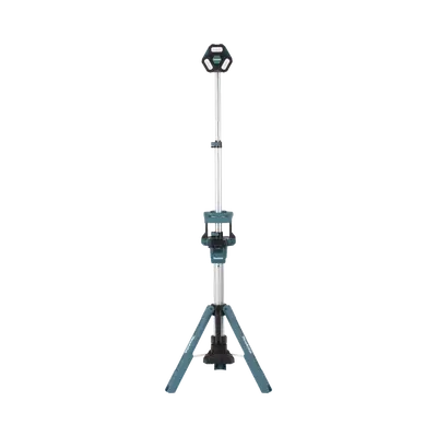 Lampara con Torre para Iluminación Inalambrica con tres Cabezales Multidireccionales , se extiende hasta 2.2 metros, Utiliza batería LXT® Litioâ€‘Ion de 18V.