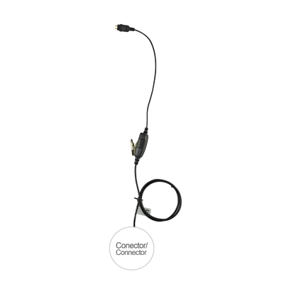 Micrófono de 1 cable serie LOC para ICOM ICF50/60/50V/60V/3161/4161