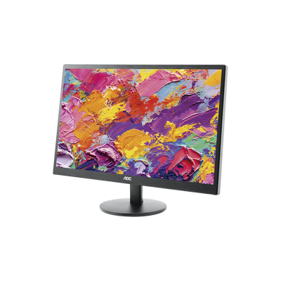 Monitor LED de 22", Resolución 1920 x 1080 Pixeles con Entradas de Video HDMI/VGA