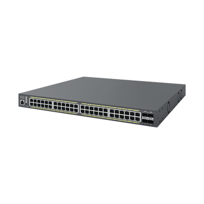 Switch Poe de 48 Puertos Gigabit y 4 Puertos SFP, Administrable en la Nube, Hasta 740 W, Capa 2, Soporta PoE+ 802.3 at/af