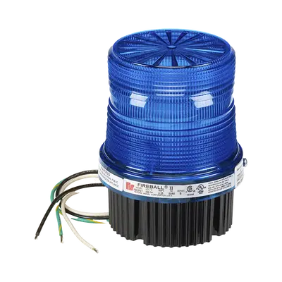 Estrobo fireball Para Ubicaciones Peligrosas, UL y cUL, 120 Vca, Azul