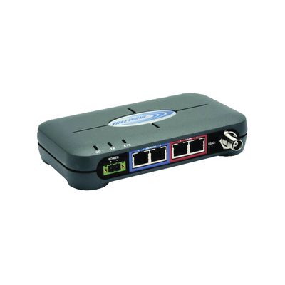 Radio Industrial para enviar datos, hasta 154 kbps, 900 MHz, con puerto Ethernet y Serial