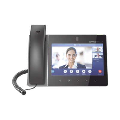 Video teléfono IP empresarial Android con pantalla táctil (1280x800) hasta 16 líneas y 16 cuentas SIP