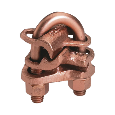 Conector mecánico para 2 cables en forma de cruz para ranura A calibre mínimo 4 sol- 2/0 tre y ranura B 4 sol - 2/0 tre.
