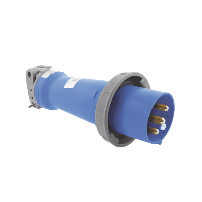 Clavija industrial, 30 A, 250 V CA, 2 Polos 3 Hilos, IP67. Grado Industrial.