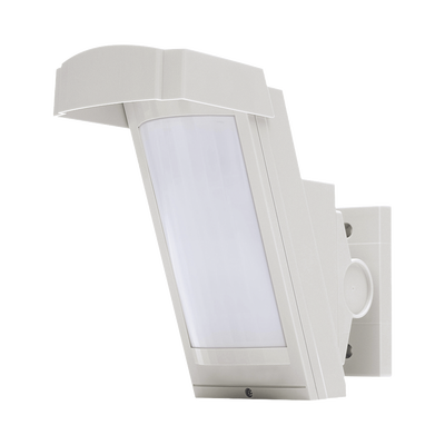 Detector de Movimiento con Anti-enmascaramiento / 100% Exterior / Cableado / Hasta 12 metros a 85° de cobertura/ Instalación a 3 metros / Compatible con cualquier panel de alarma