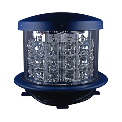 Lámpara de Obstrucción Roja Tipo L-864, LED  de media intensidad, (120 - 240 V ca).