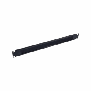 Panel ciego tipo cepillo color Negro, 19in 1UR