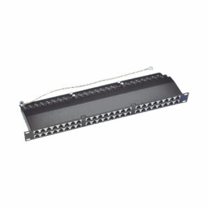 Panel de parcheo de impacto (110) blindado de 48 puertos Cat6A