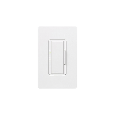 Atenuador (dimmer) Maestro 600W baja tensión, multilocación, sinlge pole, color blanco.
