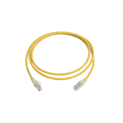 Patch Cord MC6 Modular Cat6 UTP, CM/LS0H, 5ft, Color Amarillo