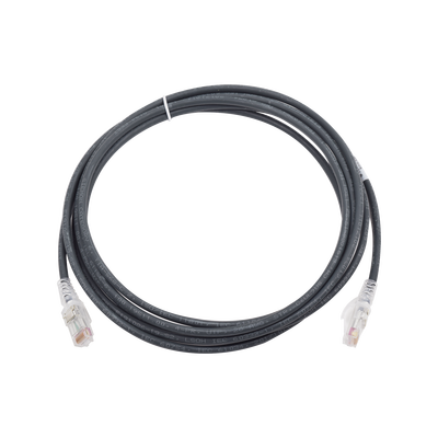 Patch Cord MC6 Modular Cat6 UTP, CM/LS0H, 7ft, Color Negro