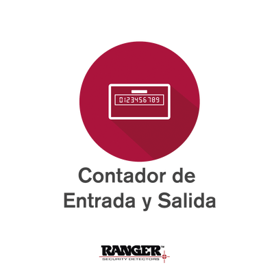 Opcion de Contador de Entradas y Salidas de Personas Para Arcos INTELLISCAN / Solo Para Equipos Bajo Pedido / No Compatible con Arcos ya Instalados o Fabricados