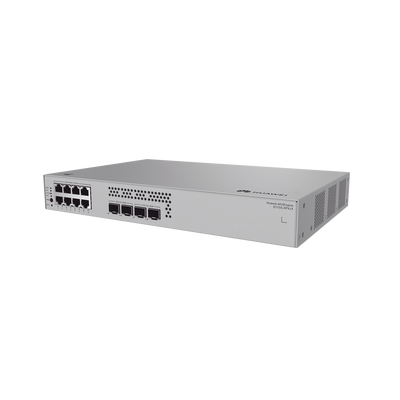 Switch de Acceso Gigabit Administrable PoE Capa 2+ / 8 puertos 10/100/1000 Mbps (PoE) / 2 Puertos 2.5GE SFP + 2 Puertos 10GE SFP+ Uplink / ERPS / Rutas Estáticas / PoE Perpetuo / 128 W / Administración Nube Gratis