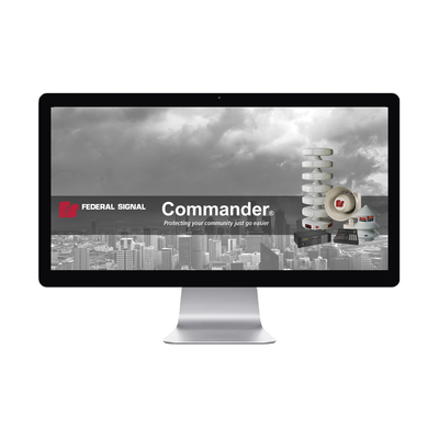 Sistema de mensajes y control de sirena local Commander®