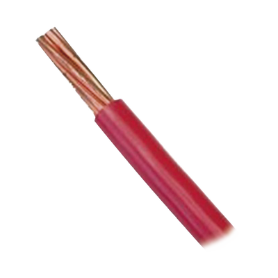 Cable Eléctrico 8 awg color rojo,Conductor de cobre suave cableado. Aislamiento de PVC, auto extinguible. BOBINA 100 MTS
