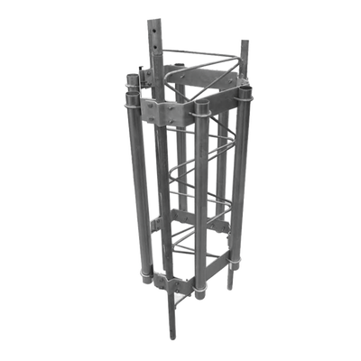 Herraje para 6 antenas sectoriales compatible con tramo STZ45G.