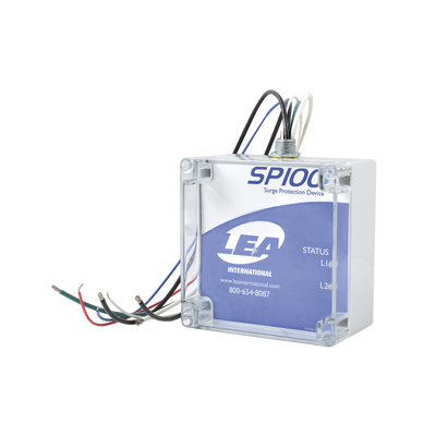 Supresor de Transitorios/Picos Para 120/240 Vac de Fase Partida de 100 KA de Capacidad Por Fase en Gabinete NEMA 4