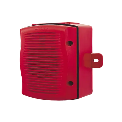 Bocina para Exterior, Montaje en Pared, Color Rojo