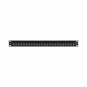Patch Panel UltraMAX. UTP, Precargado con Jacks Cat6A, 24 Puertos, Plano, 1U