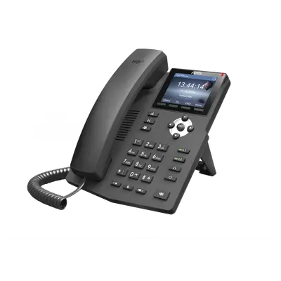 Teléfono IP empresarial para 2 lineas SIP con pantalla LCD de 2.4 Pulgadas a color y conferencia de 3 vías