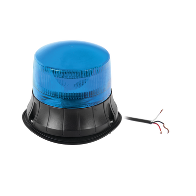 Burbuja LED giratoria color azul, 9 LEDs, montaje permanente