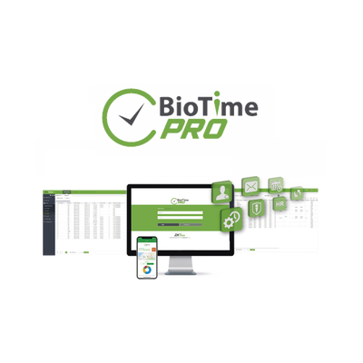 Software de Gestión Centralizada de Asistencia BIOTIMEPRO Licencia ENTERPRISE 100 dispositivos y 12 mil empleados