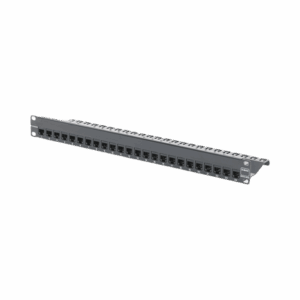 Patch Panel Z-MAX, Blindado, de 24 puertos, Modular (vacío), Plano, 1UR