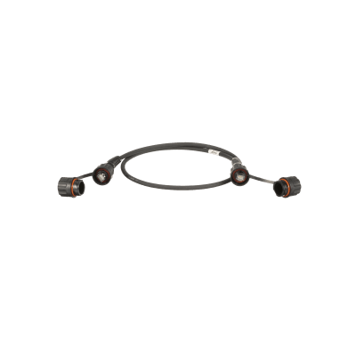 Patch Cord Cat6A IndustrialNet, Blindado S/FTP, Con Plug Industrial y Tapa en Un Extremo, 3 Metros