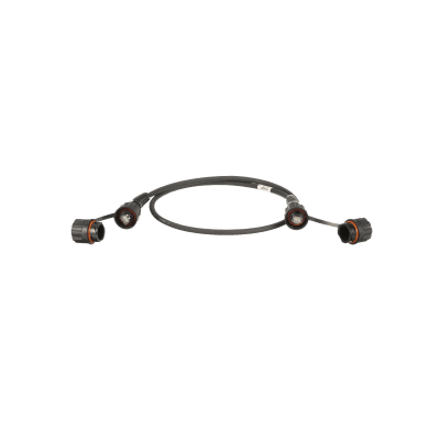 Patch Cord Cat6A IndustrialNet, Blindado S/FTP, Con Un Plug Industrial y Tapa, 2 Metros