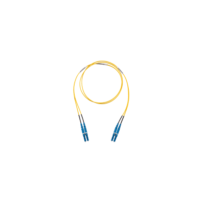 Jumper de Fibra Optica Monomodo 9/125 OS2, LC-LC Duplex, LSZH (Cero Halógenos), Color Amarillo, 2 Metros