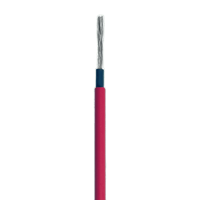 Cable Fotovoltaico Rojo / Cobre Estañado / 6 mm² (10 AWG) / 2000V / Rollo 50m / UL 4703 y TUV