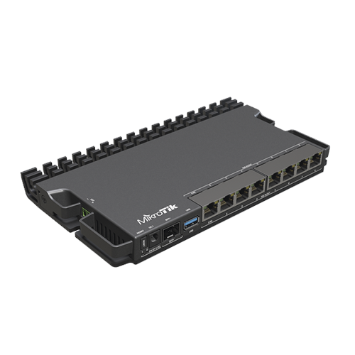 RB5009UPr+S+IN 8 puertos PoE in/out, 1 SFP+, Solo RouterOS v7