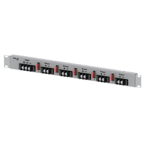 Regla DC DU 5 PUNTOS ALGcom 19”x1U