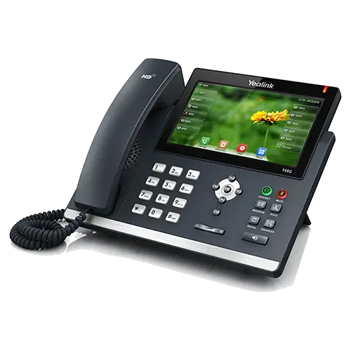 Teléfono IP Yealink SIP-T48G, HD, 2 Ptos Gigabit, POE, Pantalla de 7