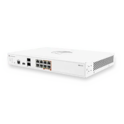 Network Service Edge NSE 4000 / 10 Gbps Firewall Throughput / 2.5 Gbps Advanced Security Throughput / 8 x 2.5 GbE RJ45 / 2 x 10 GbE SFP+ / SD-WAN / VPN / Cloud Management cnMaestro