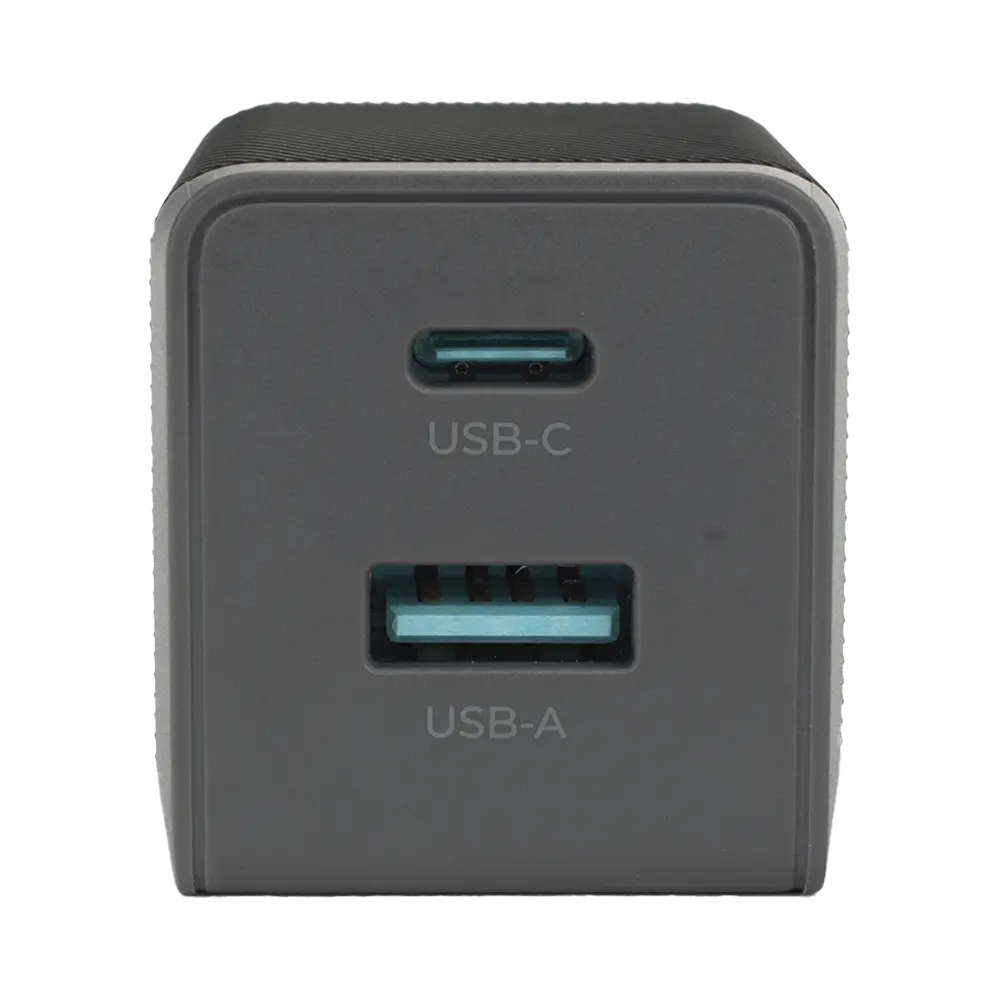 Cargador GaN III / 35W Total / USB-C PD 35W + USB-A 22.5W / Carga Simultánea / Enchufe Plegable / 6 Capas de Protección - Imagen 3