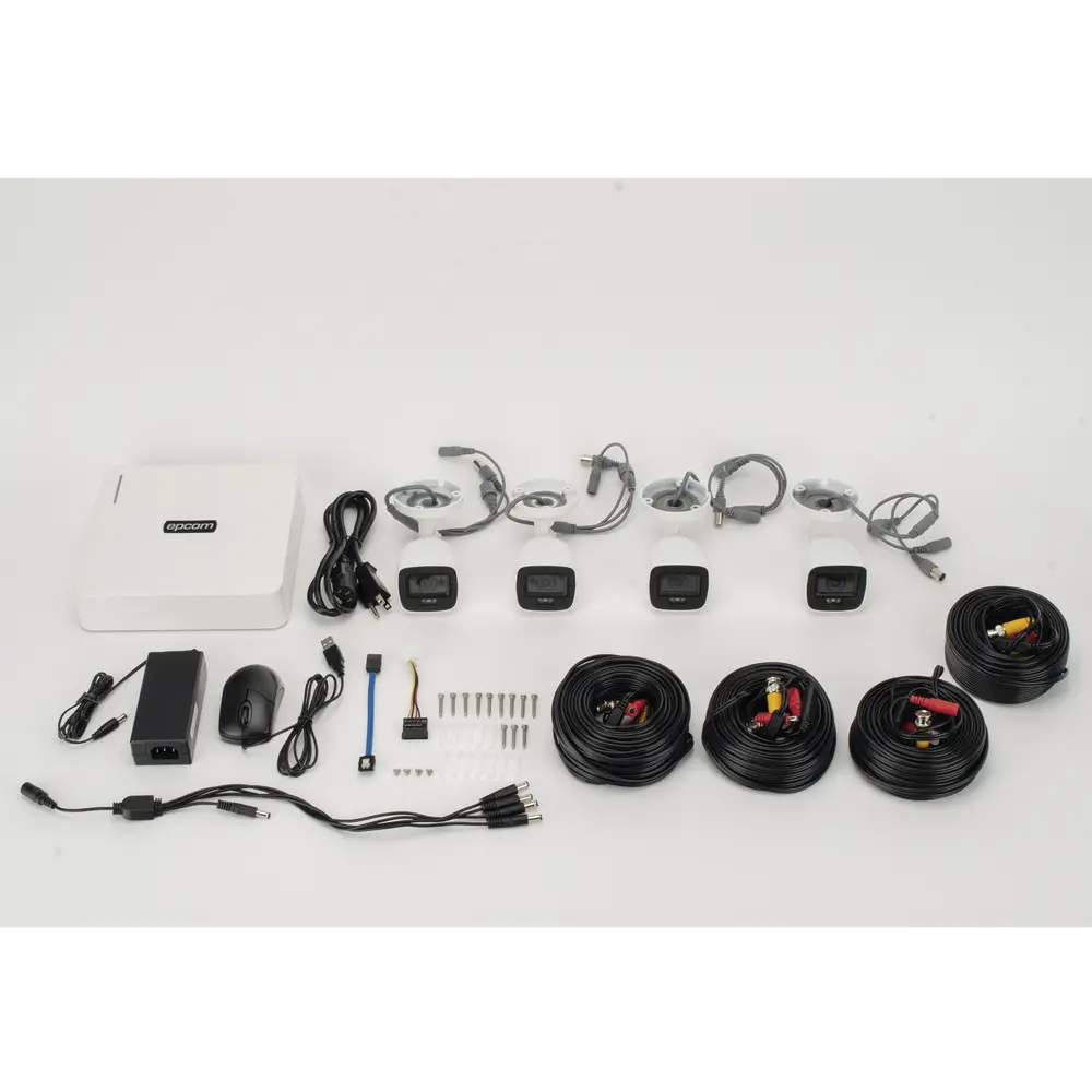 Kit de Videovigilancia TurboHD / 1080p Lite / DVR 4 Canales / 4 Cámaras Bala / Dual Light 20 m (65.6 ft) / Audio Integrado / IP66 - Imagen 2