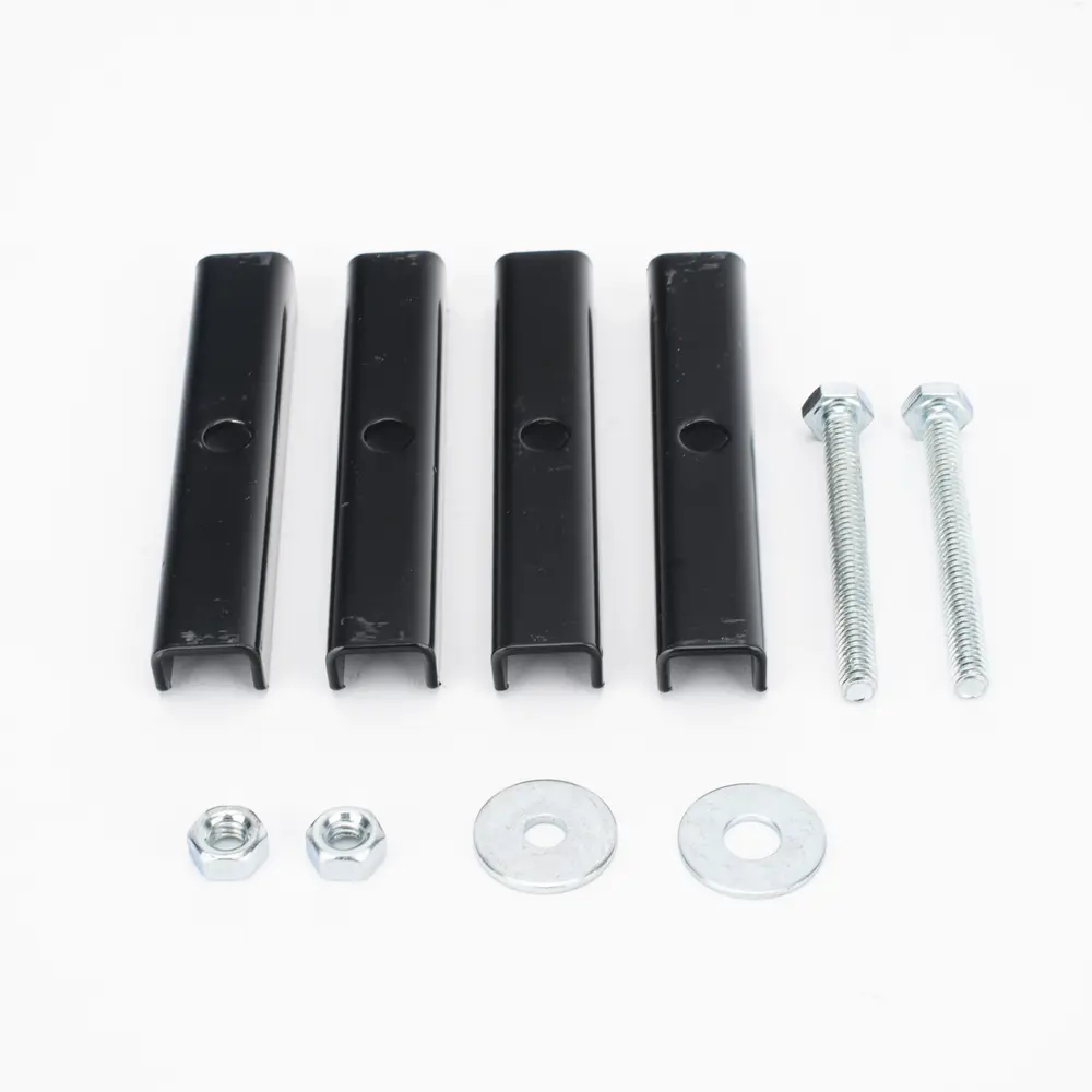 Escalera Tubular / 1.5" Peralte / 12" Ancho / 3.05 m (10 ft) Largo / Acero con Epóxica Negra / Incluye Coples y Tornillería - Imagen 3