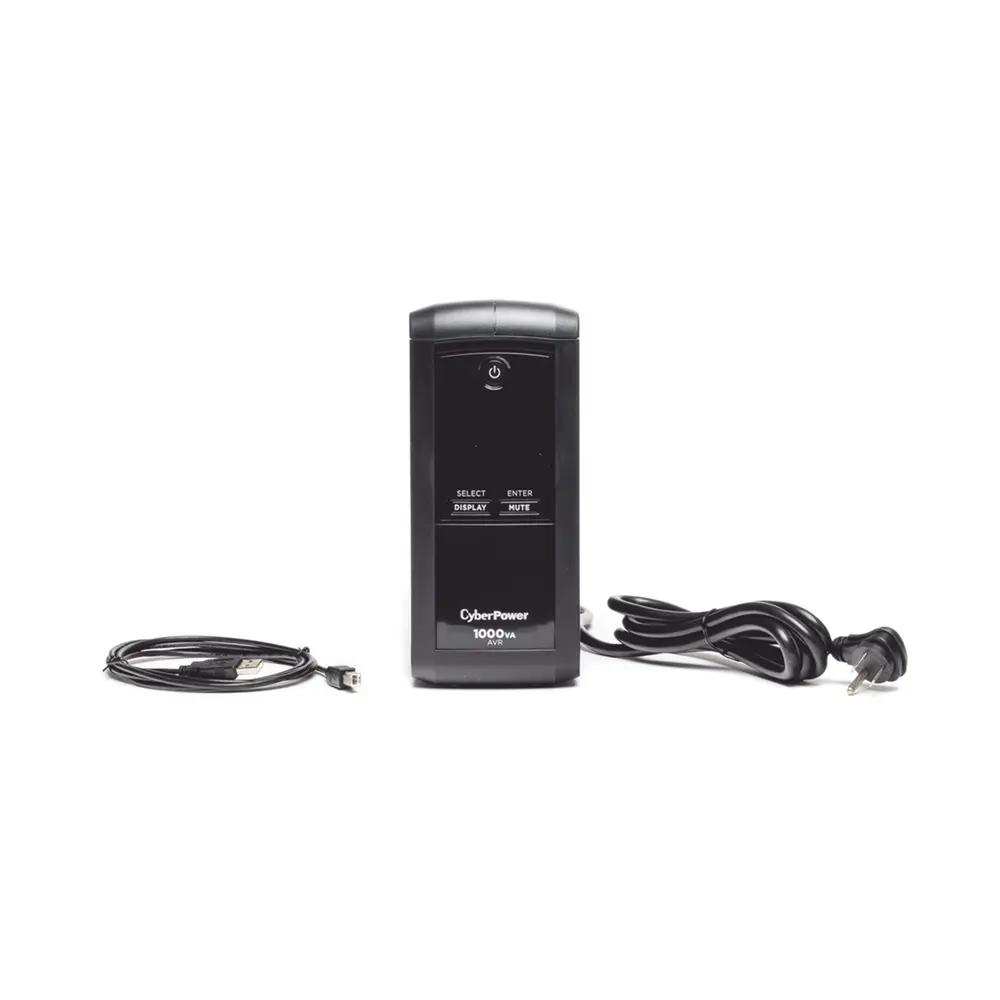 UPS de 1000 VA / 600 W / Topología Línea Interactiva / 9 Tomas NEMA 5-15R / AVR / Pantalla LCD / Supresión 1080 J - Imagen 5