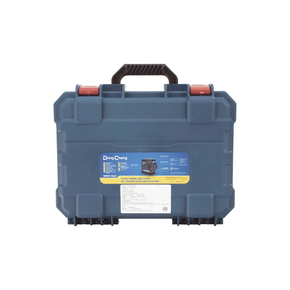 Nivel Láser Línea Verde / 515 nm / Autonivelante ±3° / Proyección 360° / Batería 4V 4.4Ah / Base Magnética Rotativa - Imagen 3