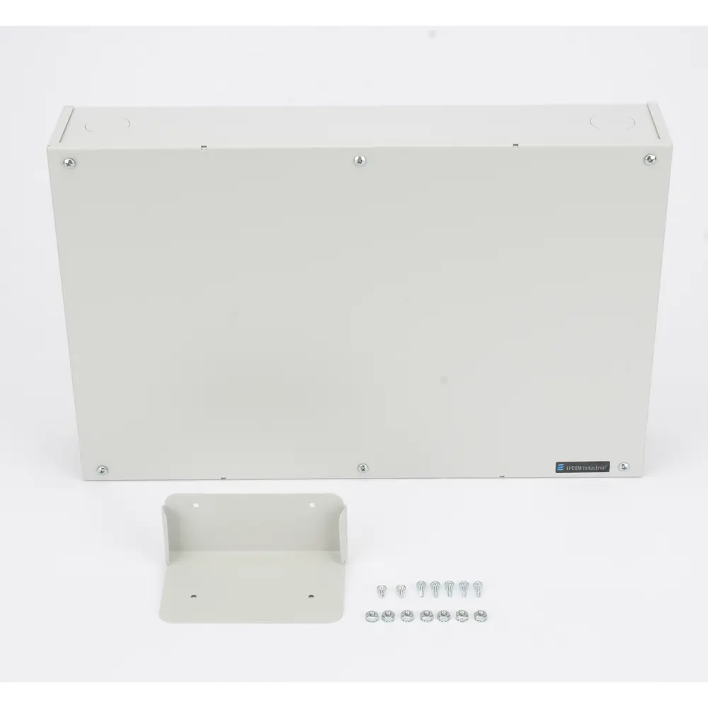 Gabinete de Resguardo para DVR / 41 x 26 x 7 cm / Lámina Calibre 22 / Montaje en Pared / 4 Accesos de Cableado / Interior - Imagen 5