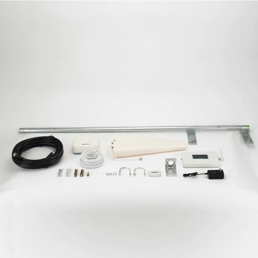 Kit PLUS de Amplificador de Señal Celular 5G / Penta Banda / Soporta 2G, 3G, 4G y 5G / Compatible con TELCEL, AT&T, MOVISTAR y OMV / Cobertura hasta 250 m2 / Incluye Antenas, Jumpers coaxiales y mástil. - Imagen 10
